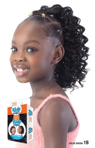 MODEL MODEL Fluffy Deep Kid'S Ponytail-2- Sareya Beauty - Calgary hair store